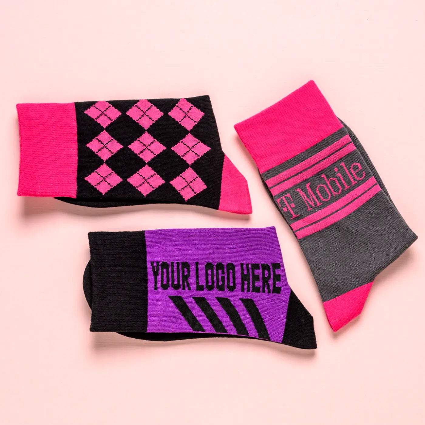 Custom Dress Socks with Logo