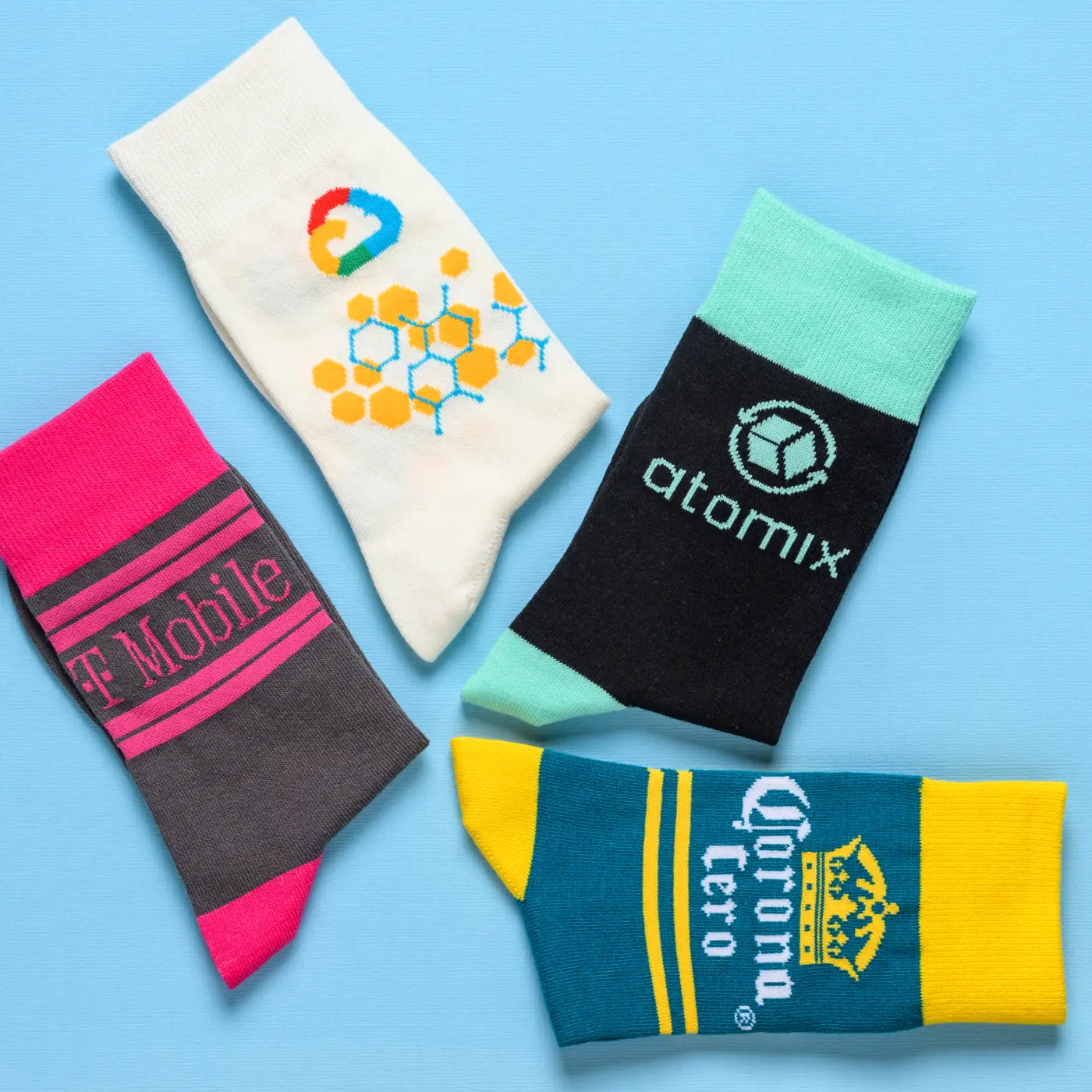 Custom Dress Socks with Logo