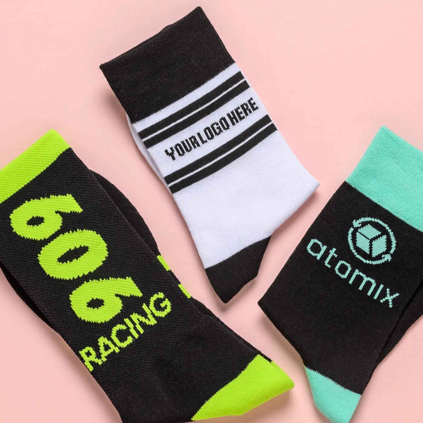 Custom Dress Socks with Logo